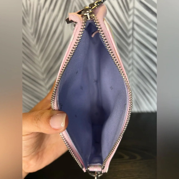 Louis Vuitton Mini Monogram Pochette Accessory Escale Pouch with original chain - Picture 10 of 10